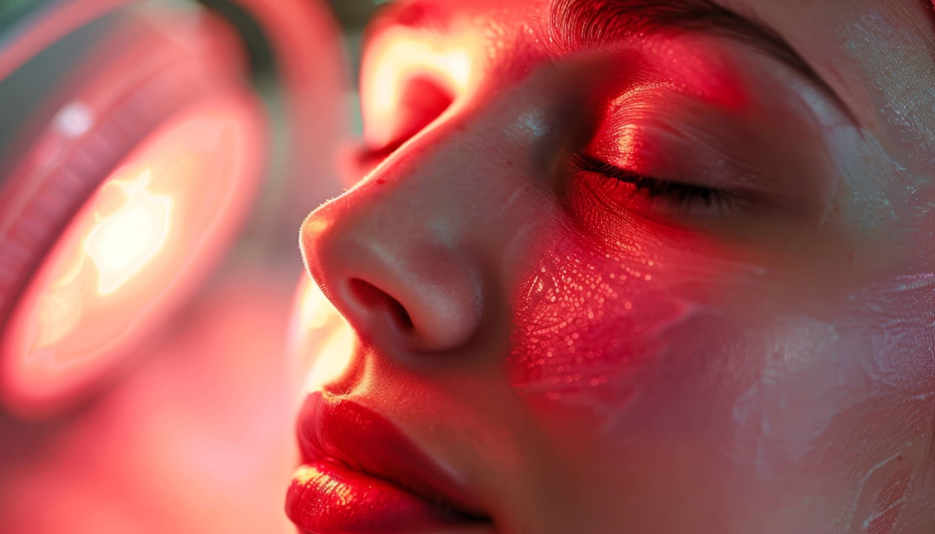 Strahlende Haut nach Hauttönung Harmonie